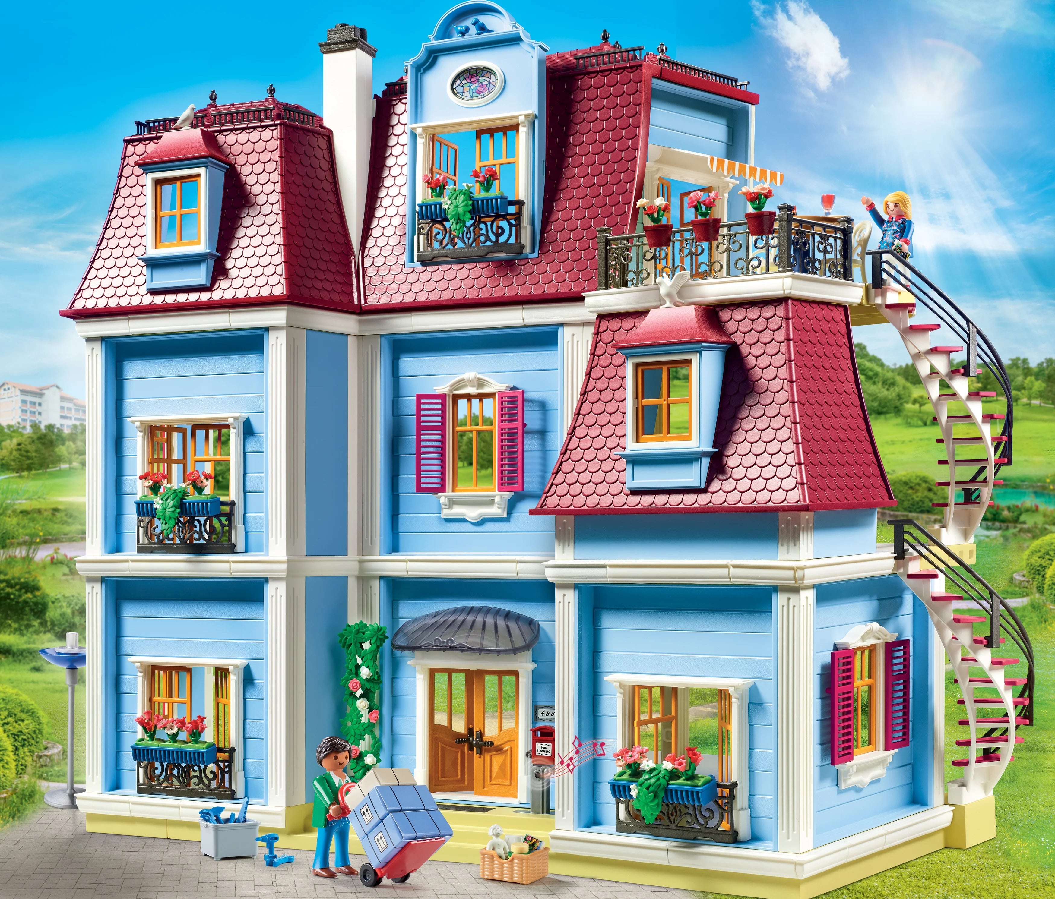 Großes Playmobil-Puppenhaus 2025. Empfohlen ab 4 Jahren.