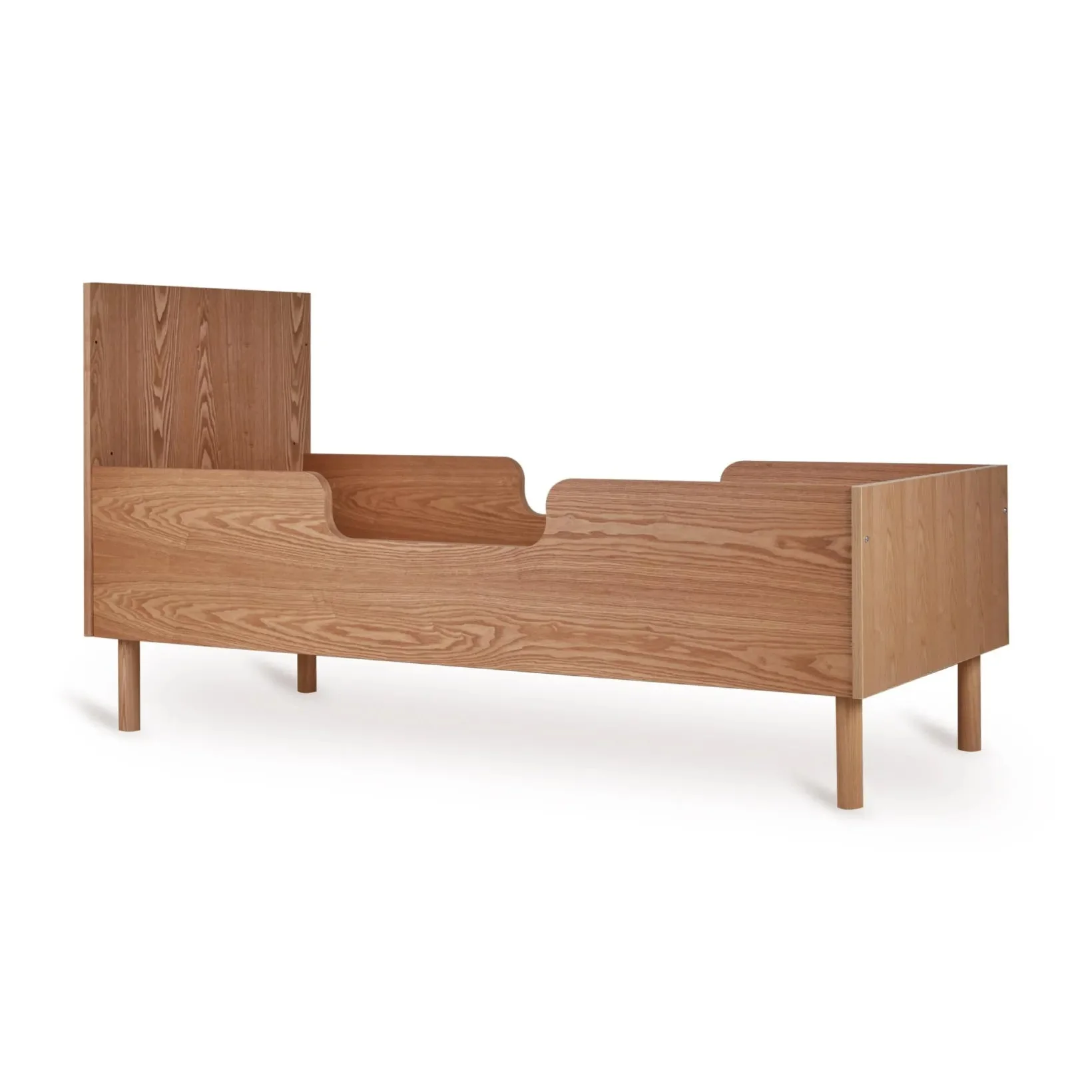 2025 Quax Hai No Ki Junior Kit – Kinderbett-Erweiterung 140x70 cm | Umbaubar zum Juniorbett 170x70 cm | FSC-zertifizierte Esche und MDF | Naturfarbe