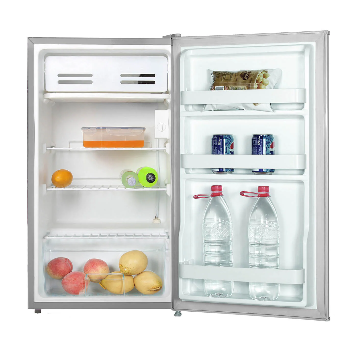 Minibar 2025 Grau 47,2 x 86 cm 93 Liter mit Gefrierfach
