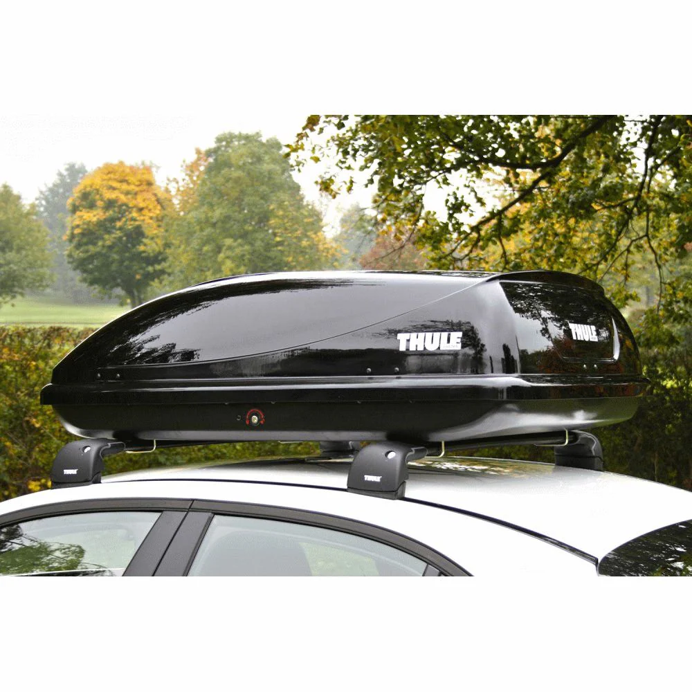 THULE Ocean 100 Dachbox, glänzend schwarz, 2025 – 360 Liter
