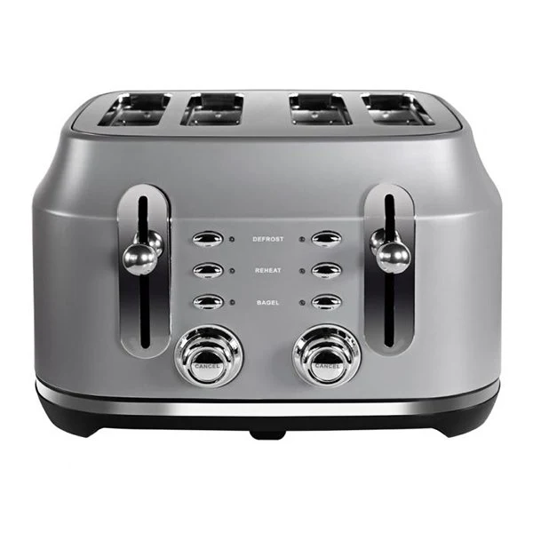 Rangemaster Classic Toaster RMCL4S201GY (Modelljahr 2025) für 4 Scheiben – Grau