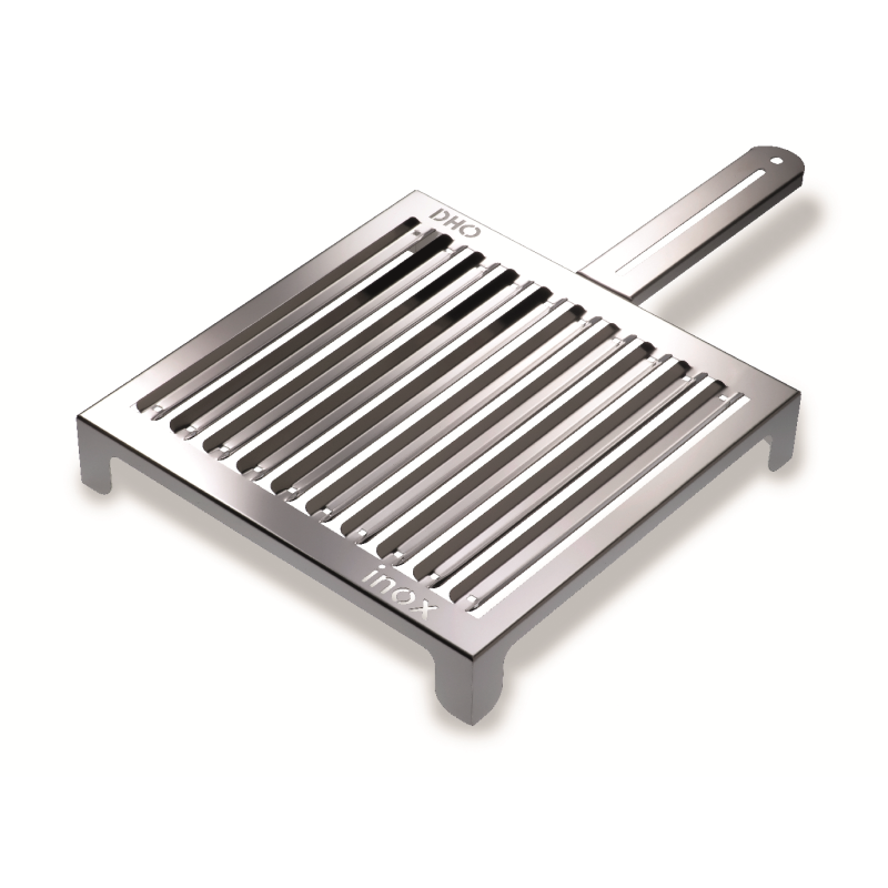 Edelstahl-Grillrost, ideal für Fleisch, Abrasame
