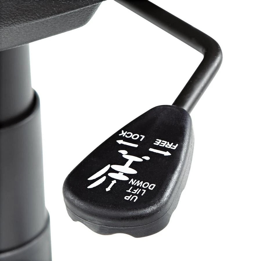 Alera Interval Series Dreh-/Liege-Bürostuhl aus Leder, Modelljahr 2025, Schwarz