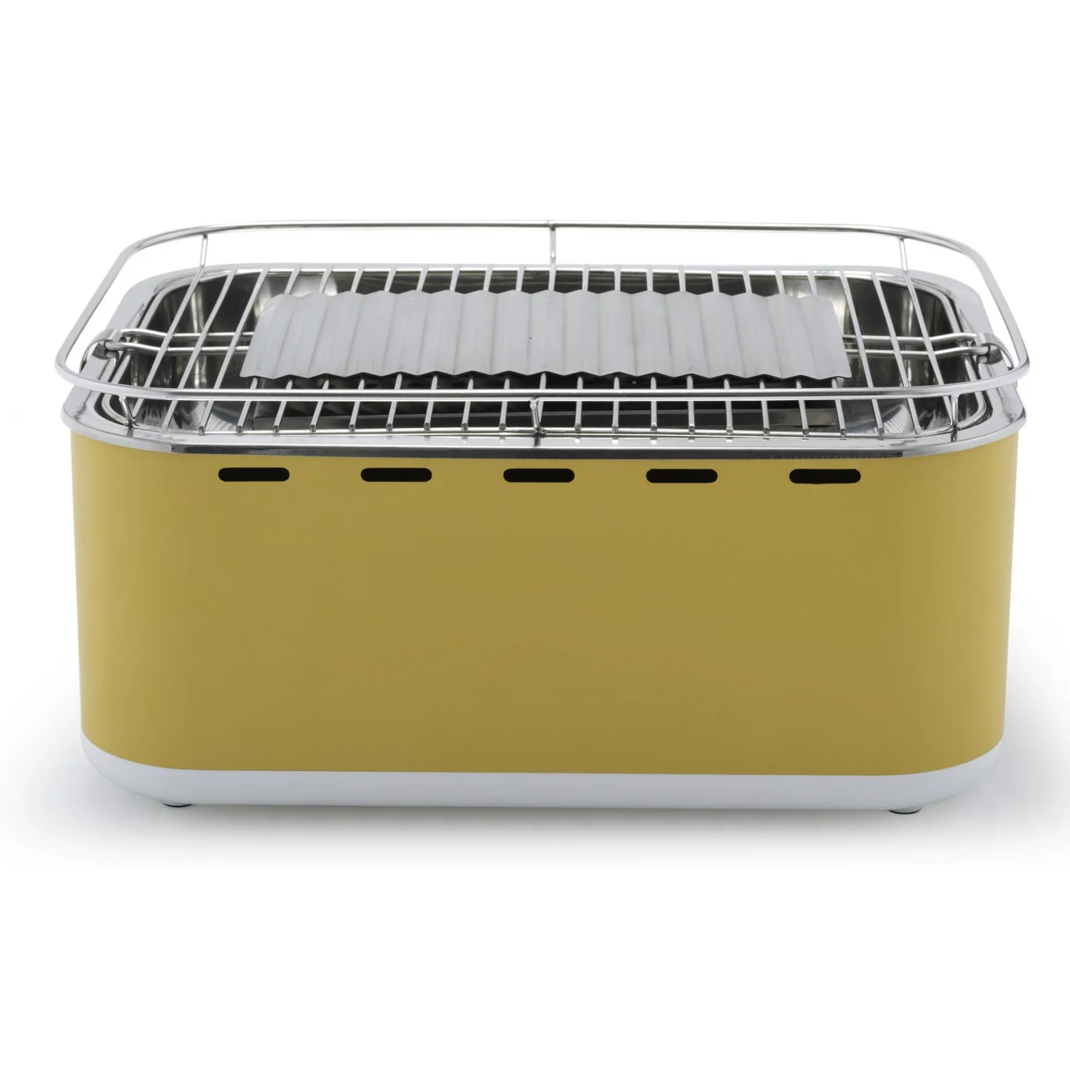 Carlo Tragbarer rechteckiger Holzkohlegrill