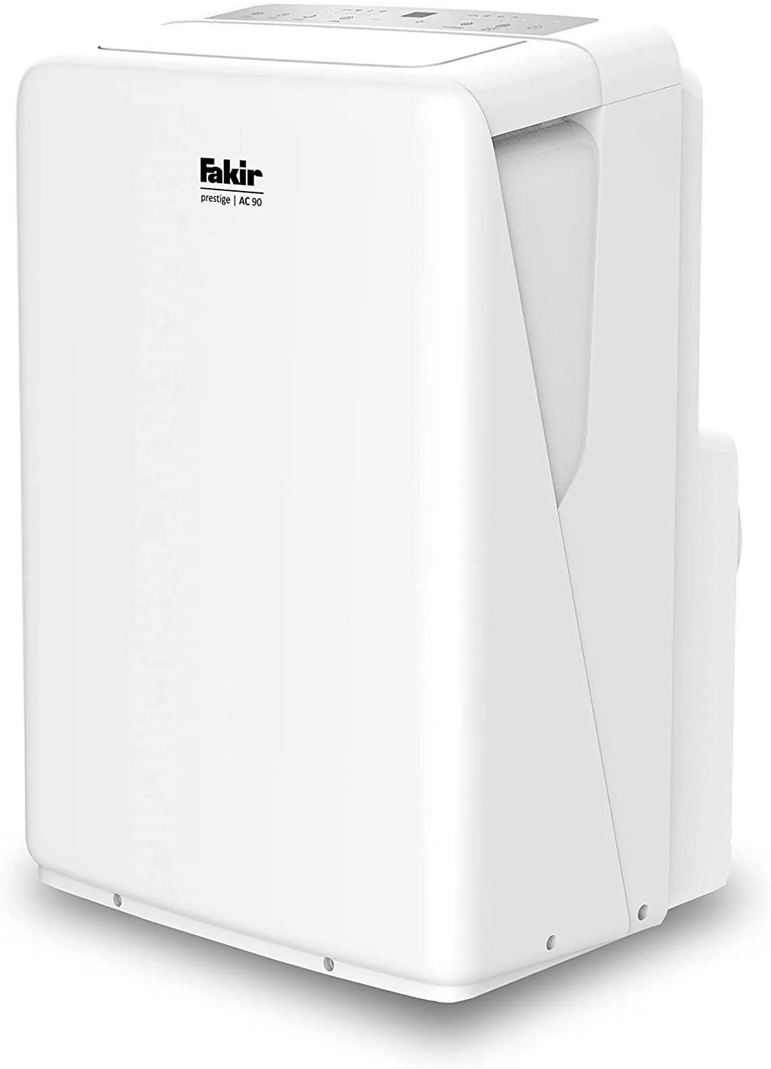 Fakir Prestige AC 90 (2025) – Tragbare Klimaanlage | Luftkühler mit 3 Windmodi + Automatikfunktion, Timer und Fernbedienung | Zusatzventilator für Räume bis zu 85 m³ | Weiß | 2600 Watt