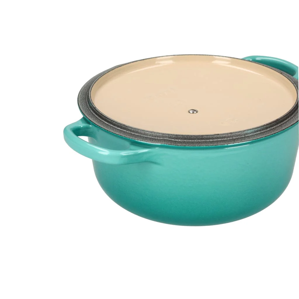 2025 Le Creuset – Signature Runde Kasserolle/Bratpfanne Karibikblau 20 cm 2,4 l