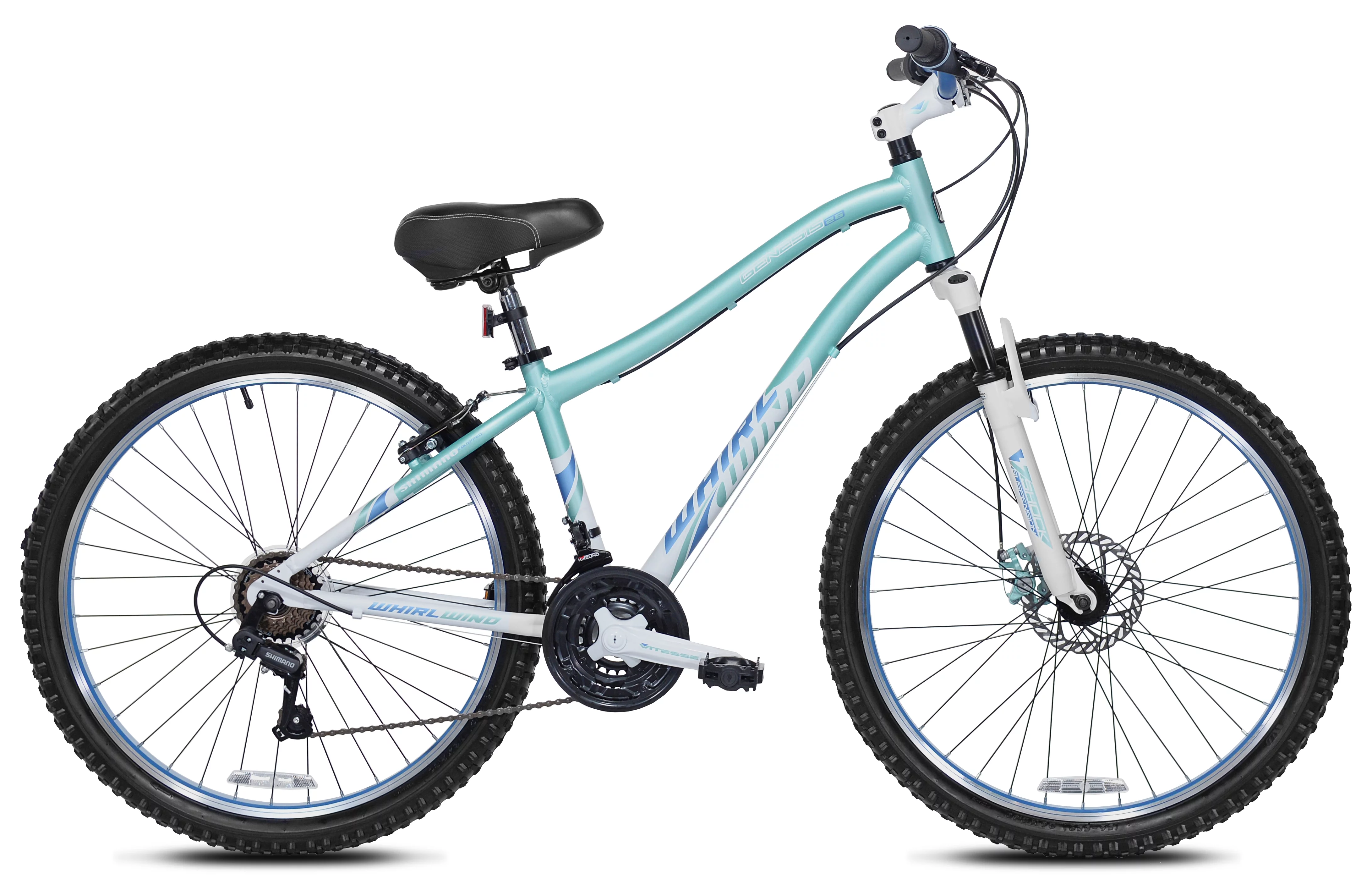 Genesis Whirlwind Damen-Mountainbike. 26 Zoll. Türkisblau.
