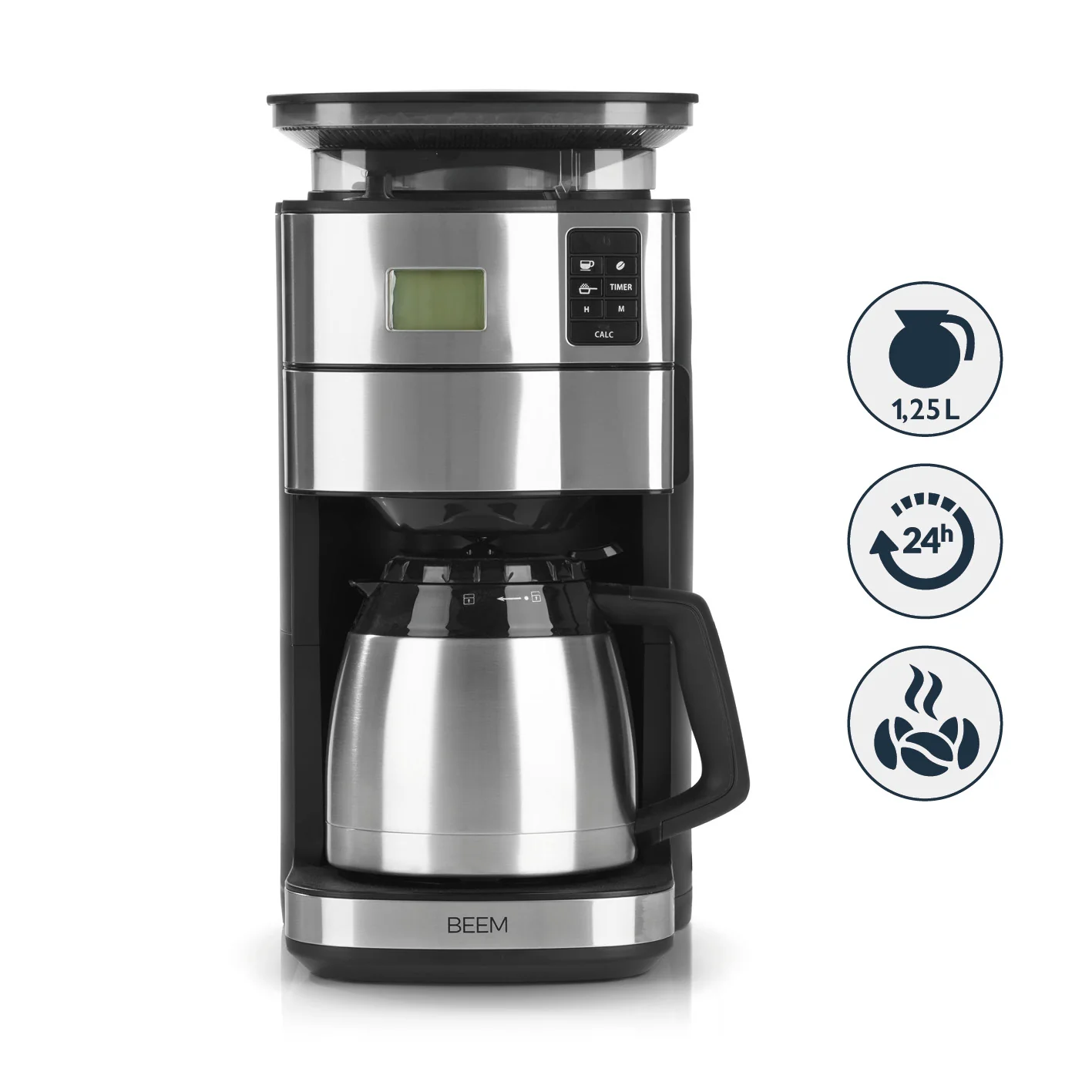 2025 FRESH-AROMA-PERFECT II – Filterkaffeemaschine mit integriertem Mahlwerk und isolierter Kanne