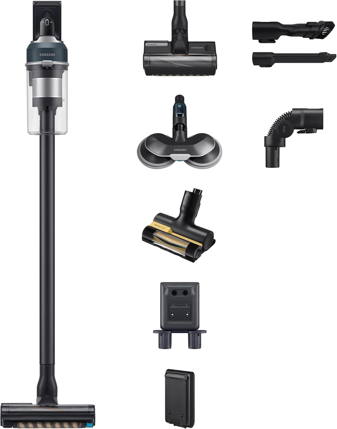 Samsung Jet 85 Wet&Clean Akku-Staubsauger (Modelljahr 2025). 210 W
