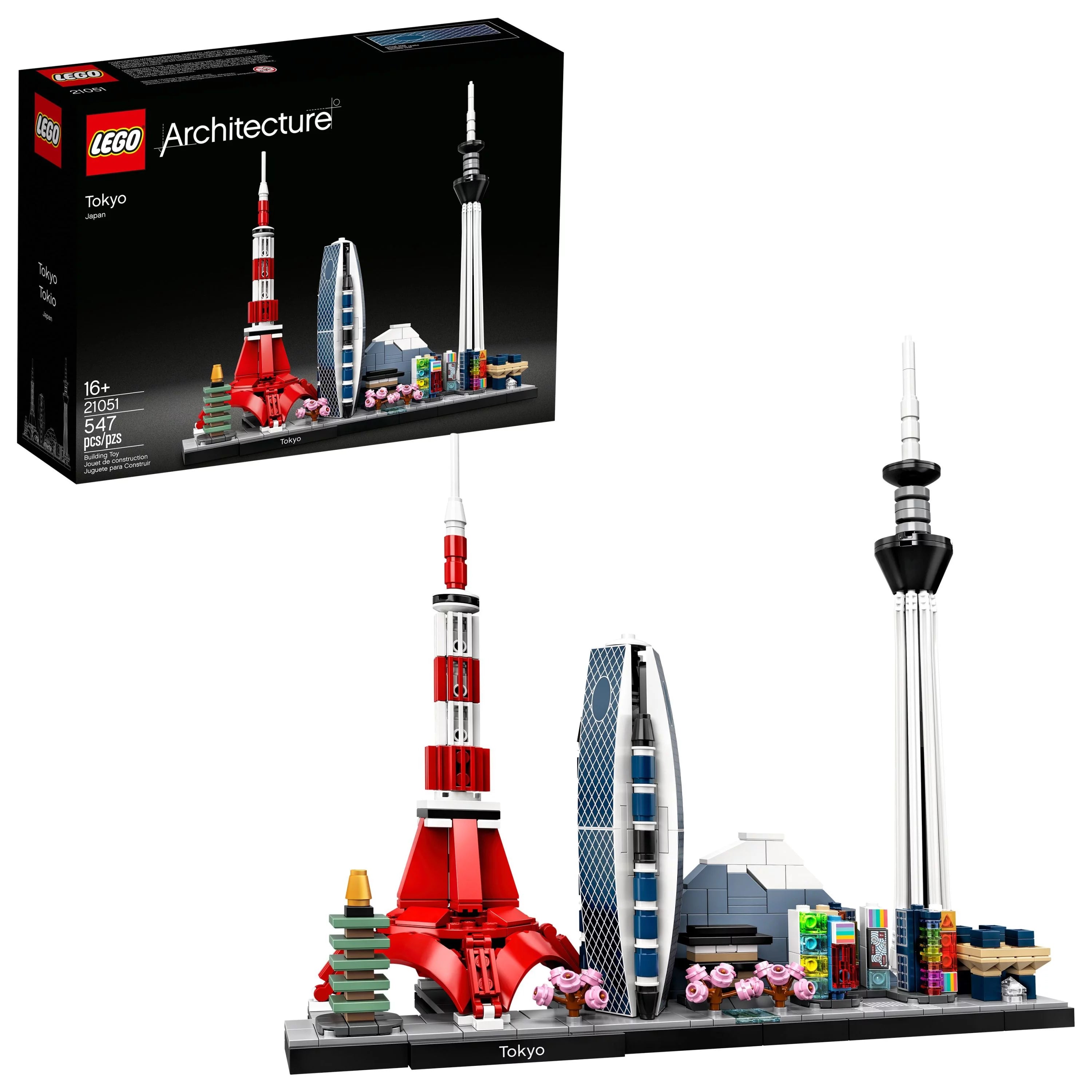 LEGO Architecture Skylines Tokyo 21051 Bauset für Erwachsene (547 Teile)