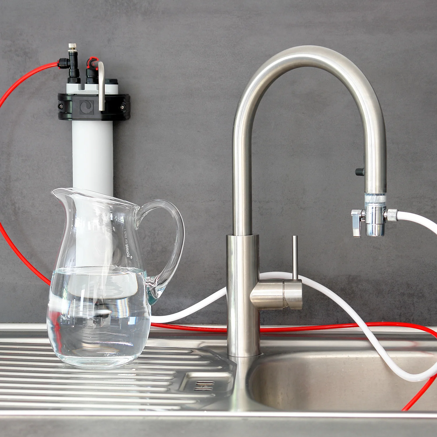 2025 Rowa Mini AT b – DirectFlow manuelle Umkehrosmoseanlage für reines Trinkwasser