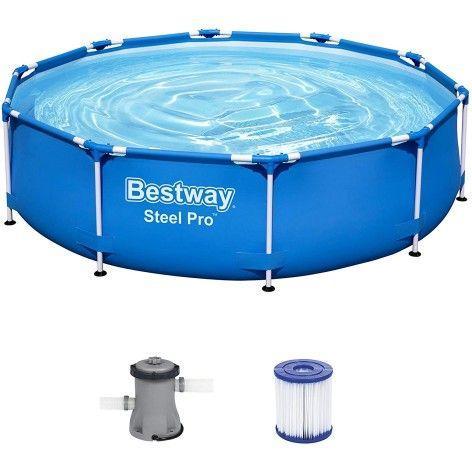 Steel Pro Pool Plus Wasserreiniger 305x76 cm 56679