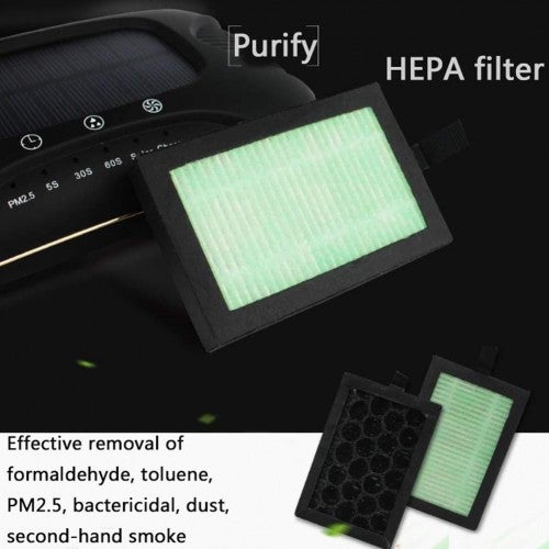 MAG.AL Auto-Luftreiniger mit Aromadiffusor, automatischer Verneblung, PM2.5-Filter, Luftbefeuchter und USB-Anschluss mit HEPA-Filter, Weiß