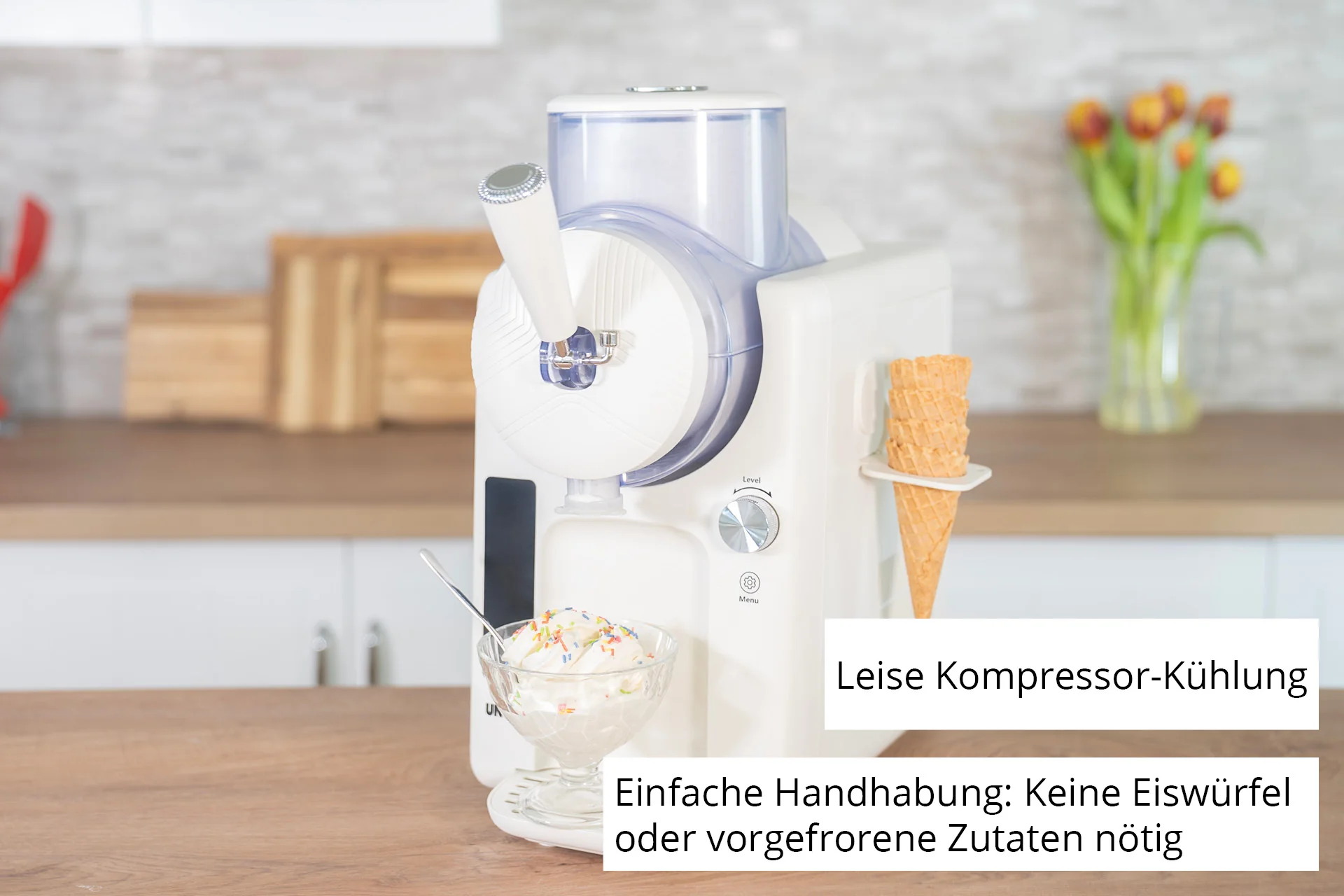 2025 Sofie 2-in-1 Slush- und italienische Eismaschine
