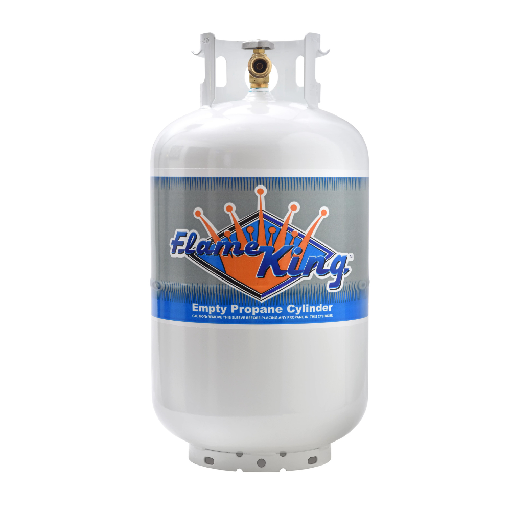 Flame King 30 lb leere Propangasflasche