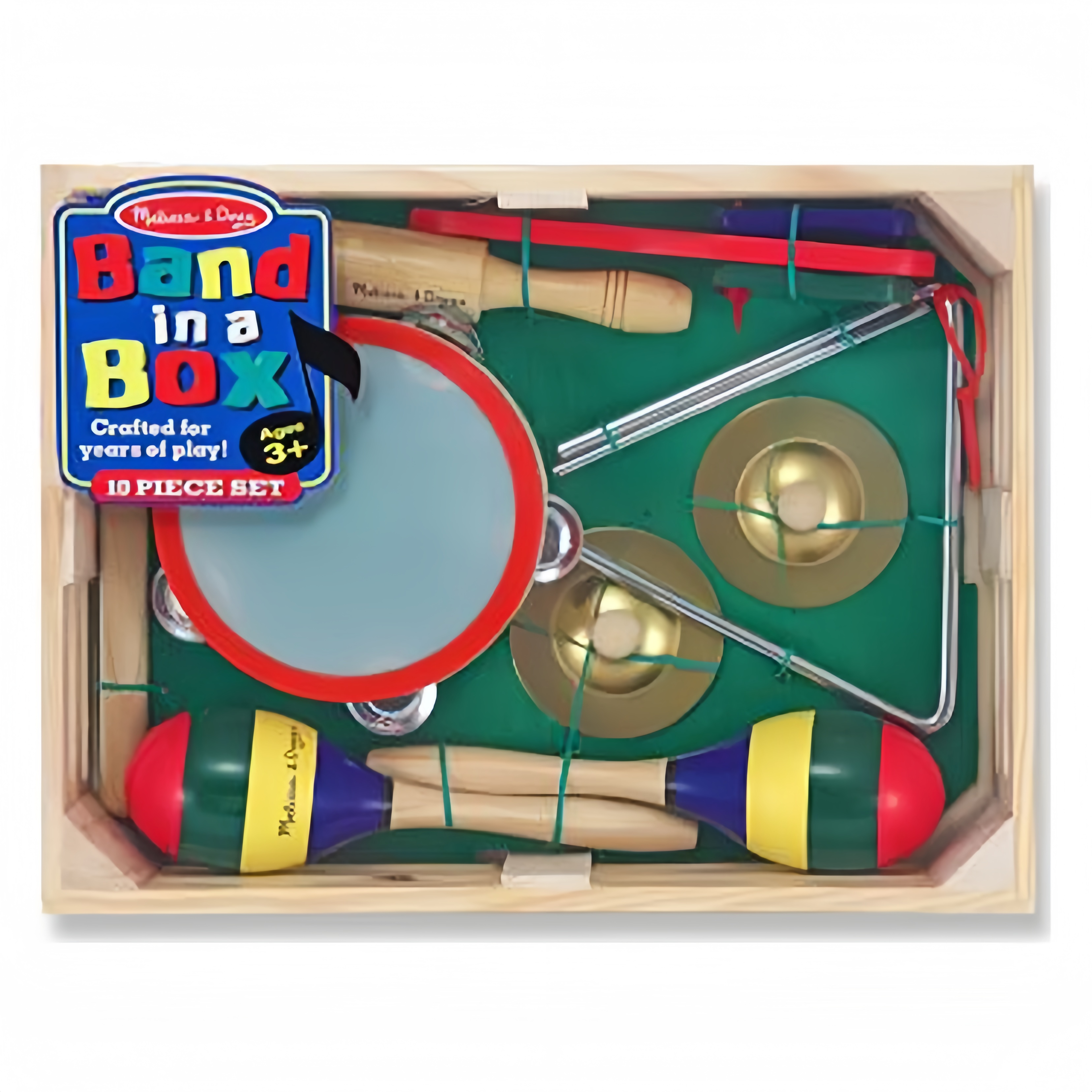 Melissa & Doug 488 Musikset „Band in a Box“, 10-teilig – Menge 6