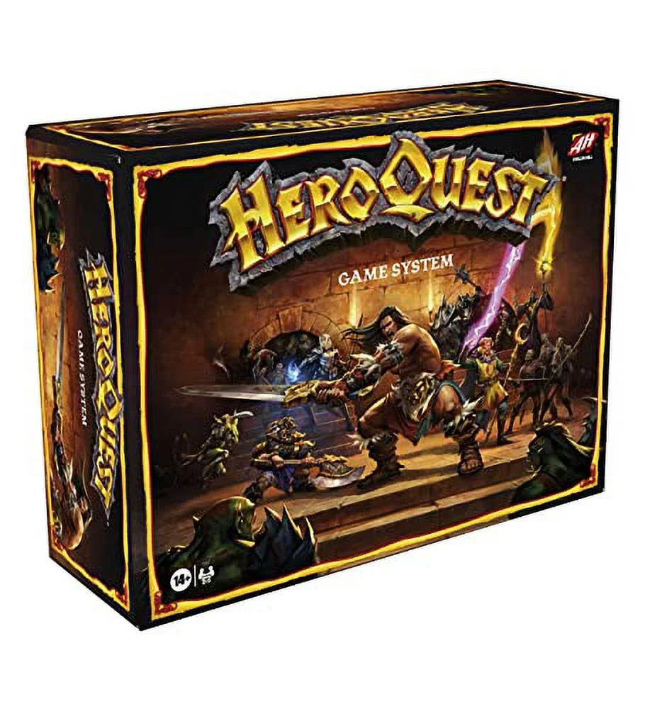 Hasbro Gaming Avalon Hill HeroQuest Brettspiel, Fantasy-Dungeon-Abenteuerspiel für 2-5 Spieler, ab 14 Jahren
