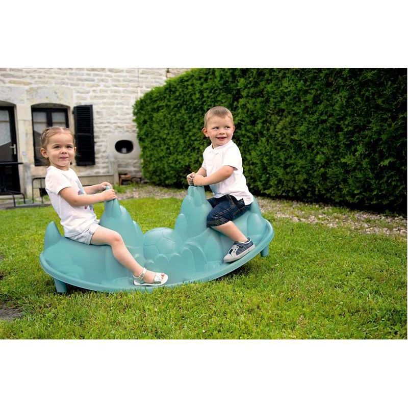 Doppelsitzbank „Double Dog Rocker“ Sturmblau 115x50,70x49,50 cm