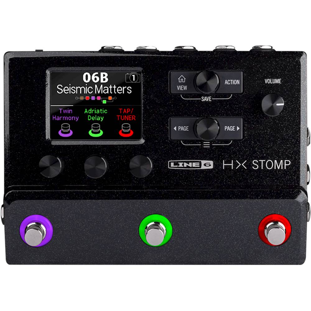 Line 6 – HX Stomp Gitarreneffektprozessor – Schwarz