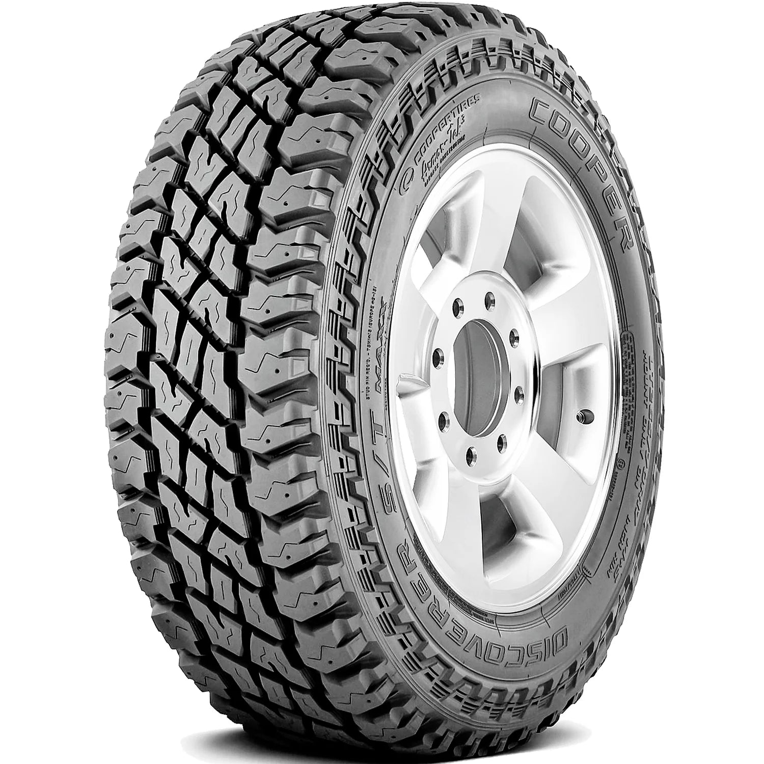 Satz mit 4 (VIER) Cooper Discoverer S/T Maxx LT 275/70R18 125/122Q E 10-lagigen MT-Geländereifen (Modelljahr 2025). Kompatibel mit: Chevrolet Silverado 1500 ZR2 (Modelljahre 2022–2023).