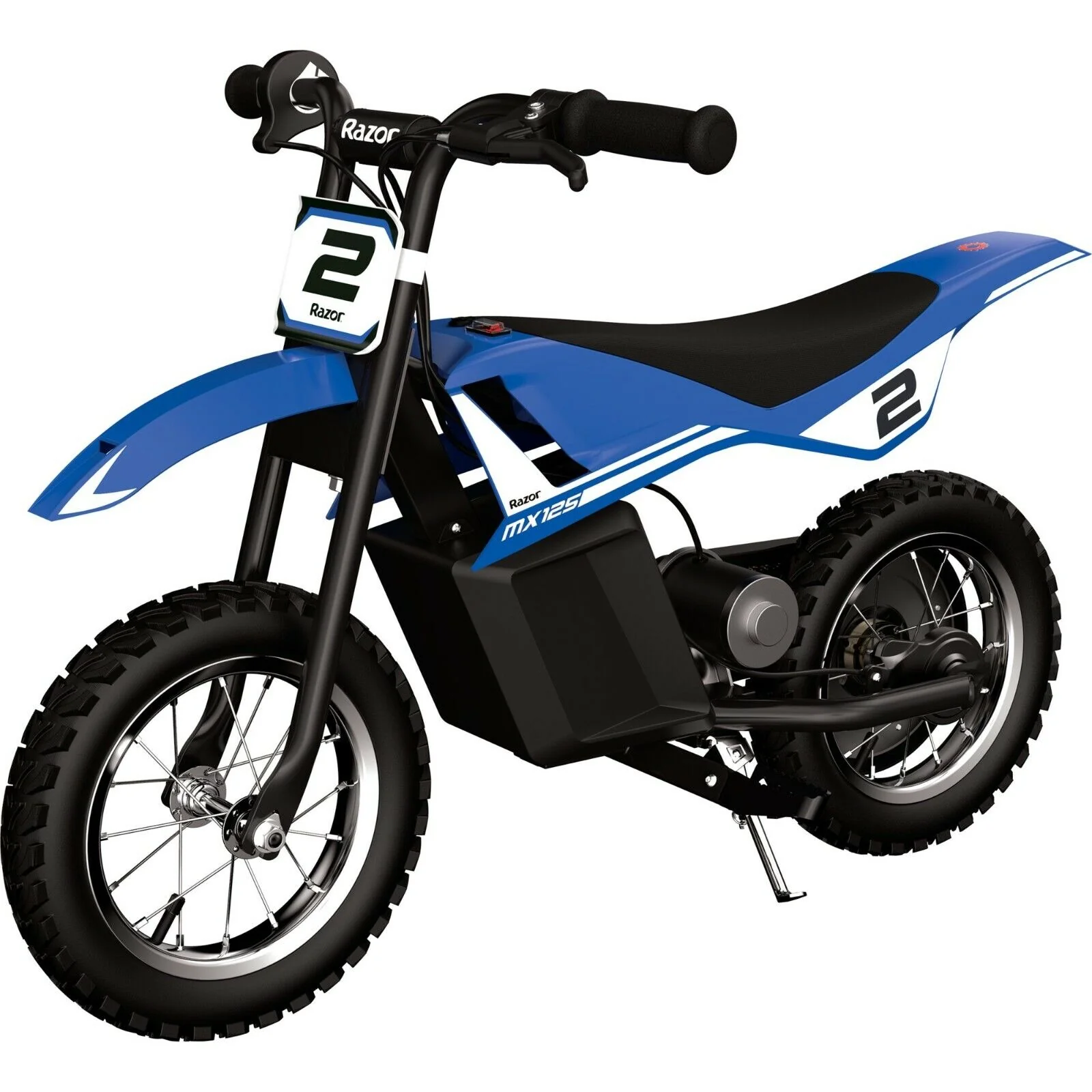Razor Dirt Rocket MX125 Elektro-Motocross-Bike für Kinder (Modelljahr 2025) – Blau