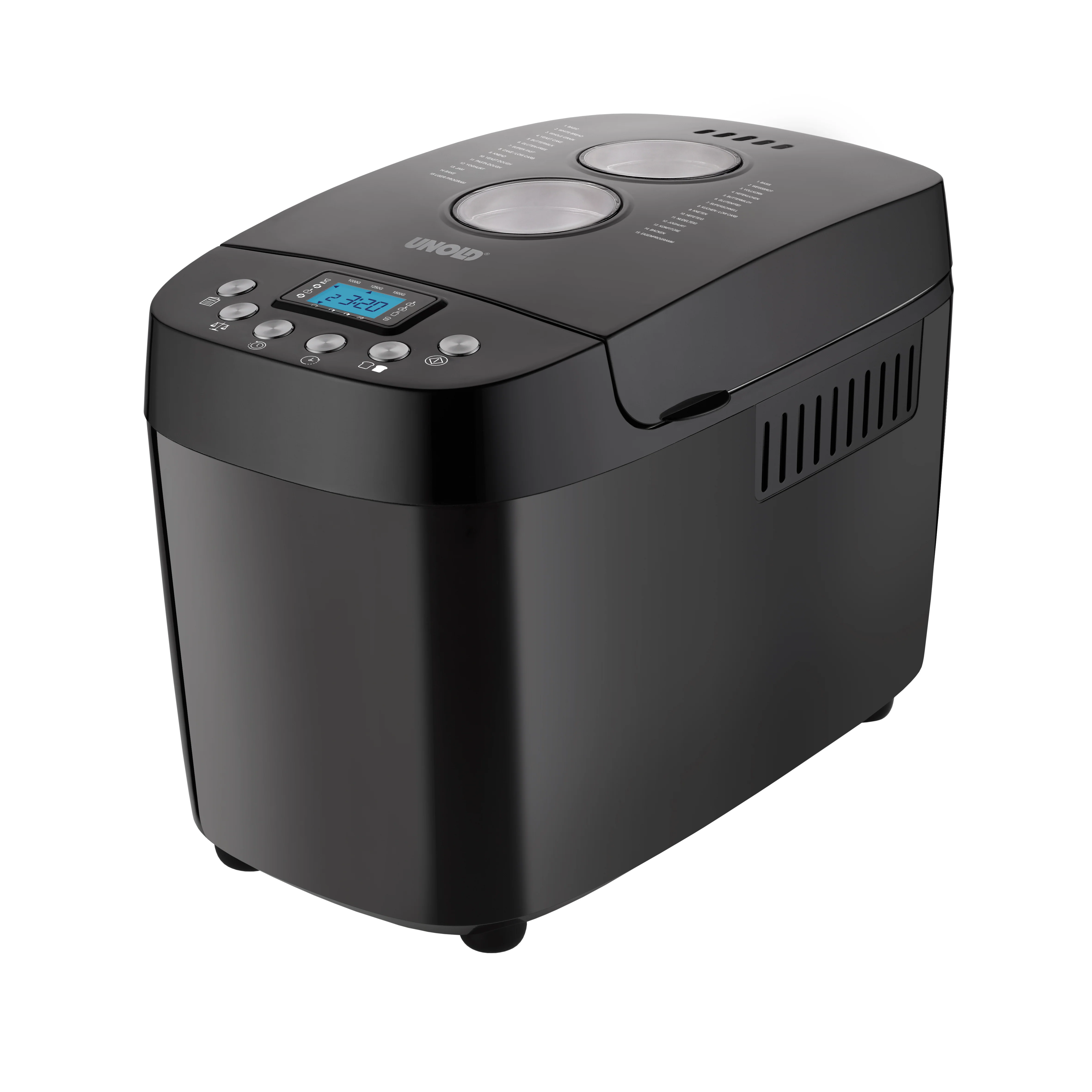 Unold Backmeister Big 850W Brotbackautomat (Baujahr 2025) mit 15 Programmen und 1.500 g Fassungsvermögen