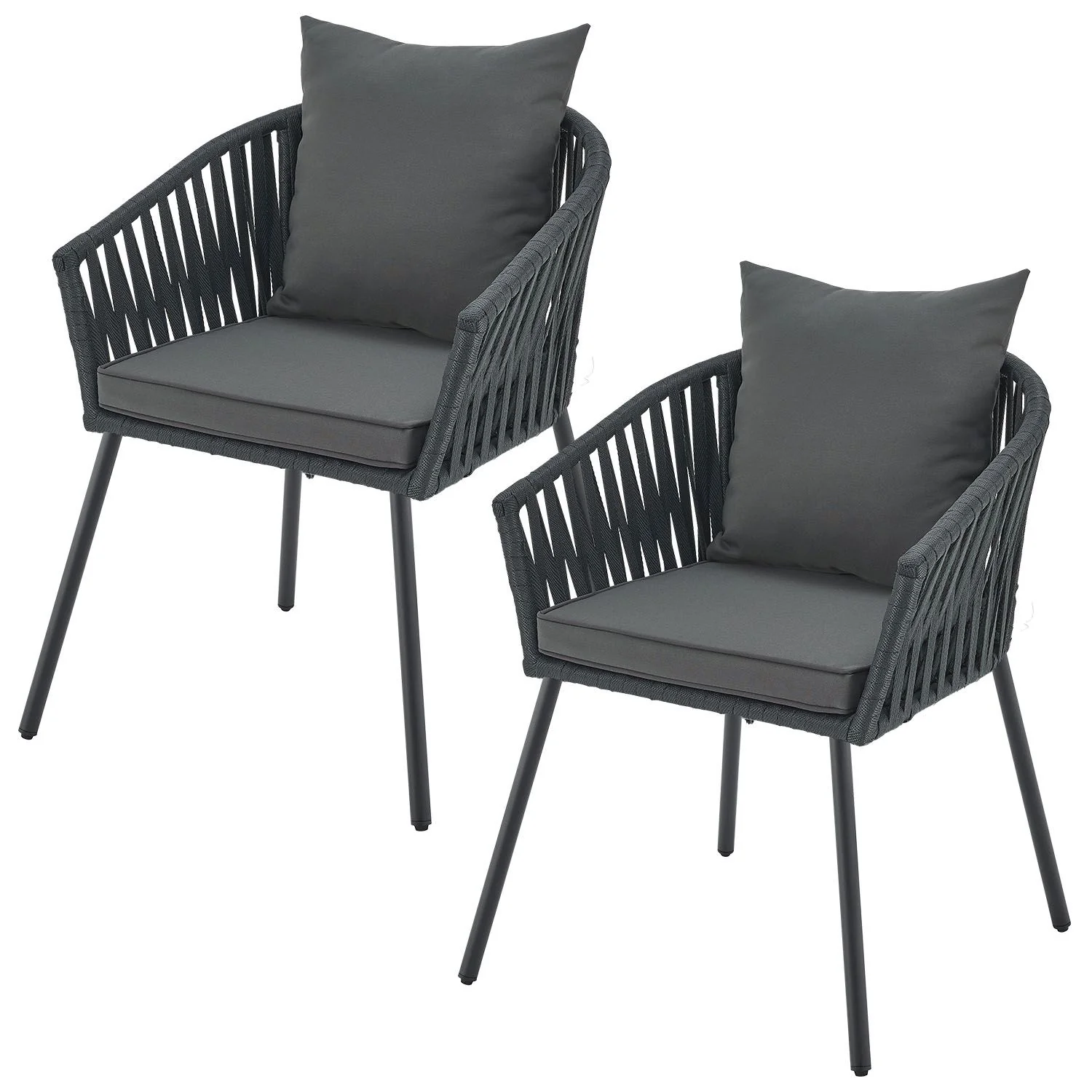 2025 Rope Stuhlset (2 Stühle) – Eleganz und Komfort für Ihren Außenbereich