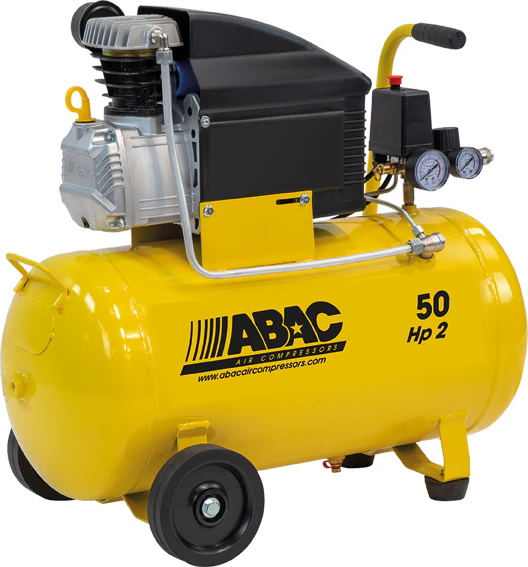 Abac Montecarlo 50-Liter-Kompressor (Modelljahr 2025) – Leistungsstark und kompakt für den privaten und industriellen Einsatz