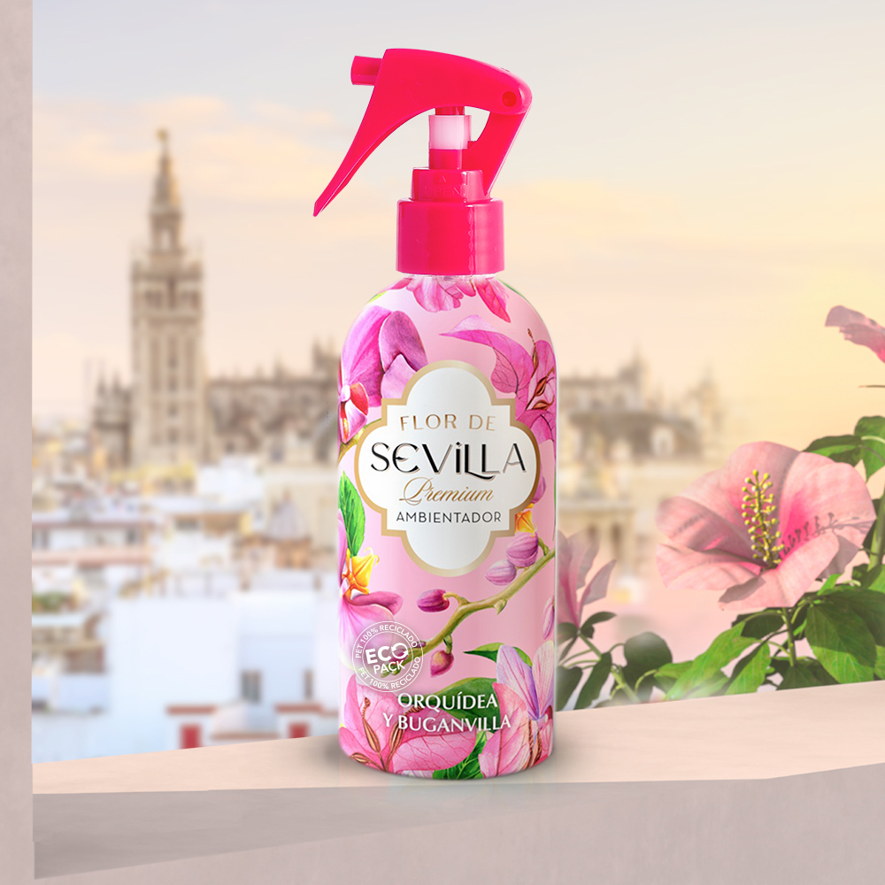 Premium-Lufterfrischer Flor de Sevilla Orchidee und Bougainvillea