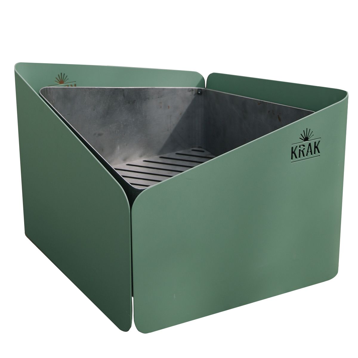 Krak Kohlenbecken 3 in 1 Grüne Provence – Levant + Grill + Plateau Vert Provence