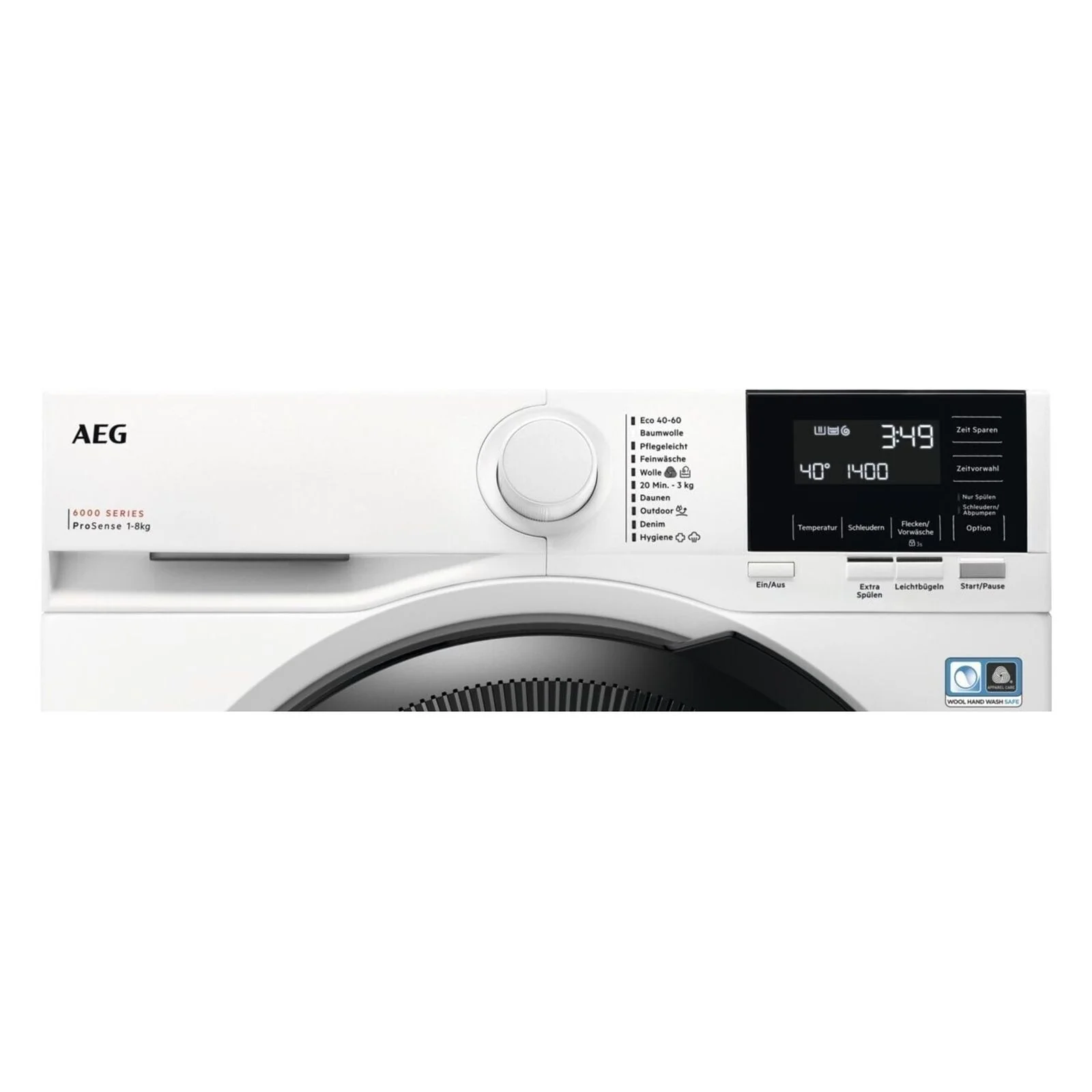 Electrolux AEG CARAT LR6F60488 Frontlader-Waschmaschine (Modelljahr 2025) – 8 kg. ProSense®-Technologie