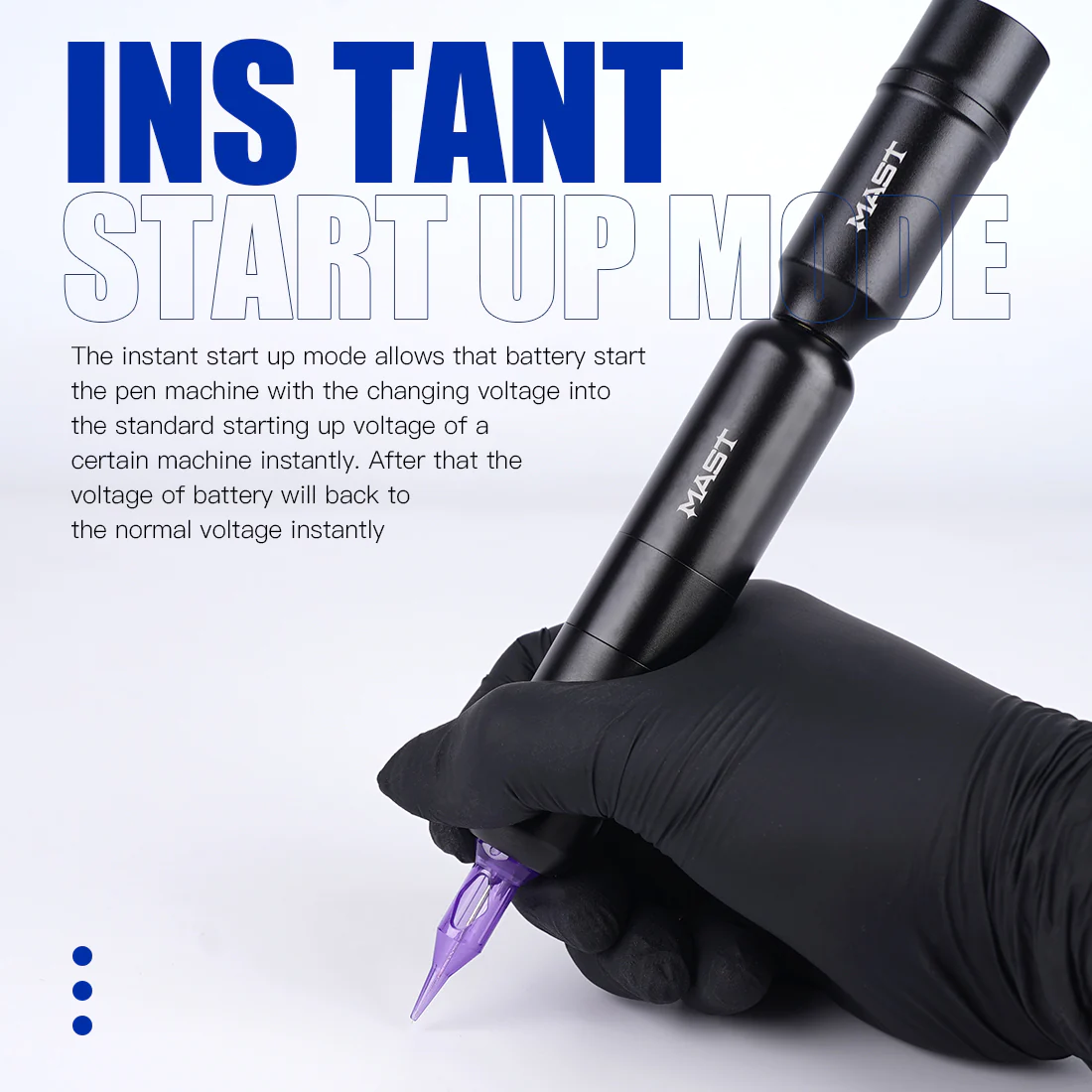 Mast S9 Tattoo-Stift-Set mit leistungsstarkem kernlosem Motor