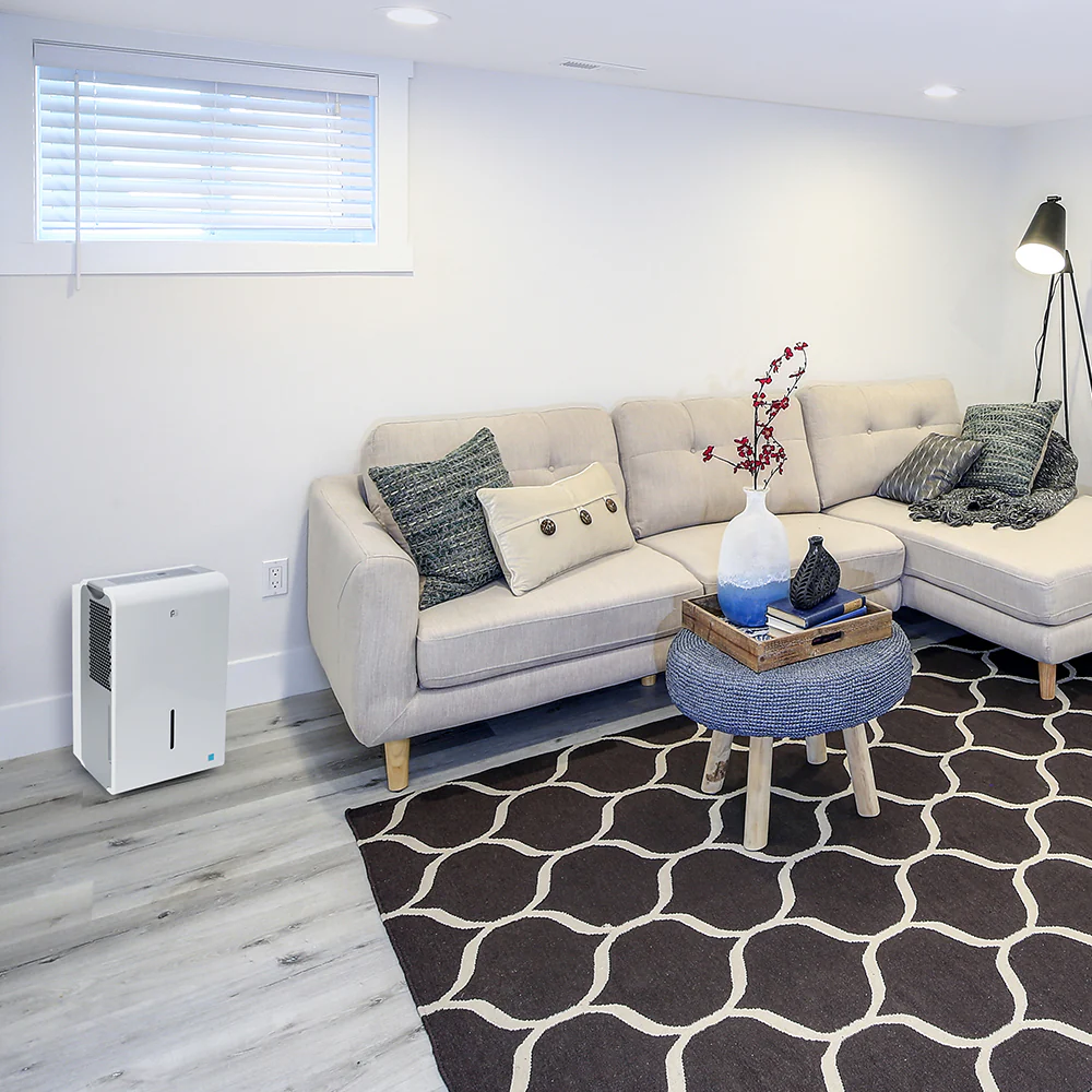 ENERGY STAR®-zertifizierter Luftentfeuchter (35 Pint) mit Dauerablauf und extrem leisem Betrieb – ideal für mittelgroße Räume und Keller